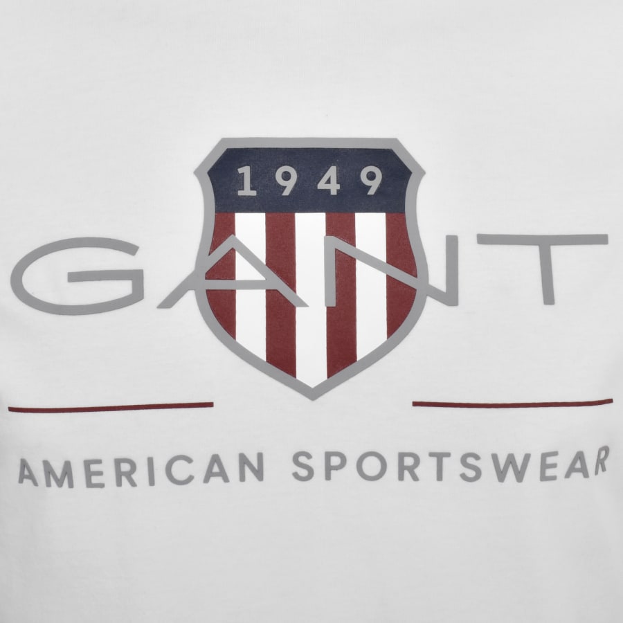 Gant Original Archive Shield T Shirt White Mainline Menswear